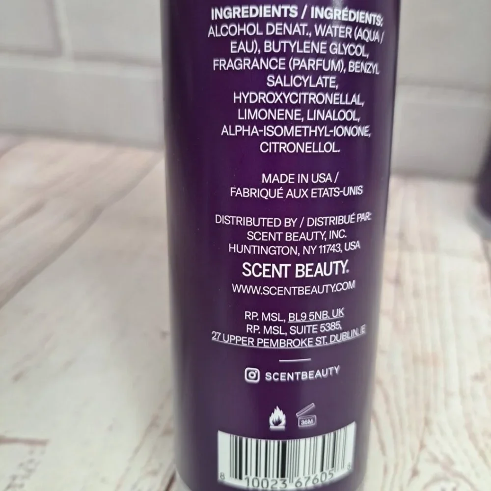 2X, Scent Beauty Whitney Houston Sheer Mist 8 fl. Oz. Limited Edition Body Spray
